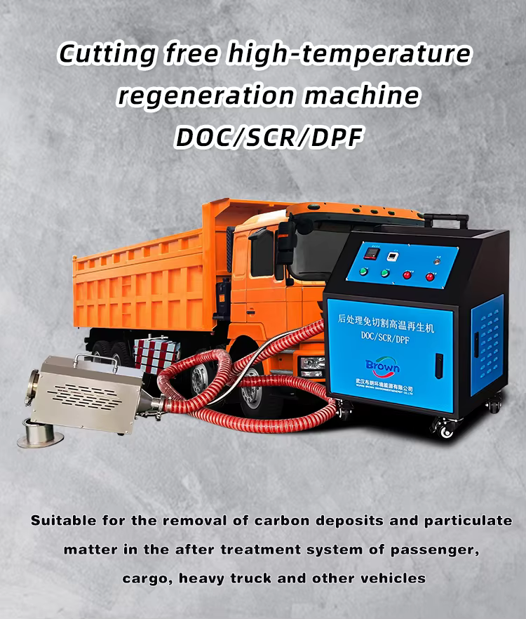 DPF/SCR Thermal Regeneration Dryer&Cleaning Machine manufacture