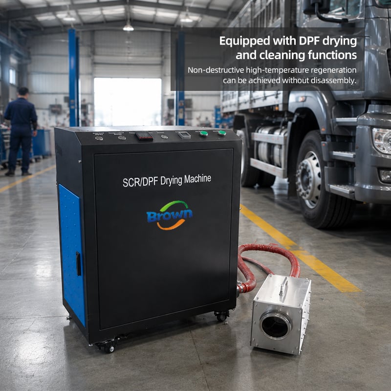 High Temperature DOC SCR DPF Cleaning Equipment