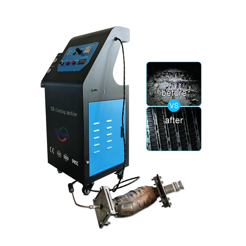 catalytic converter EGR system cleaning machine