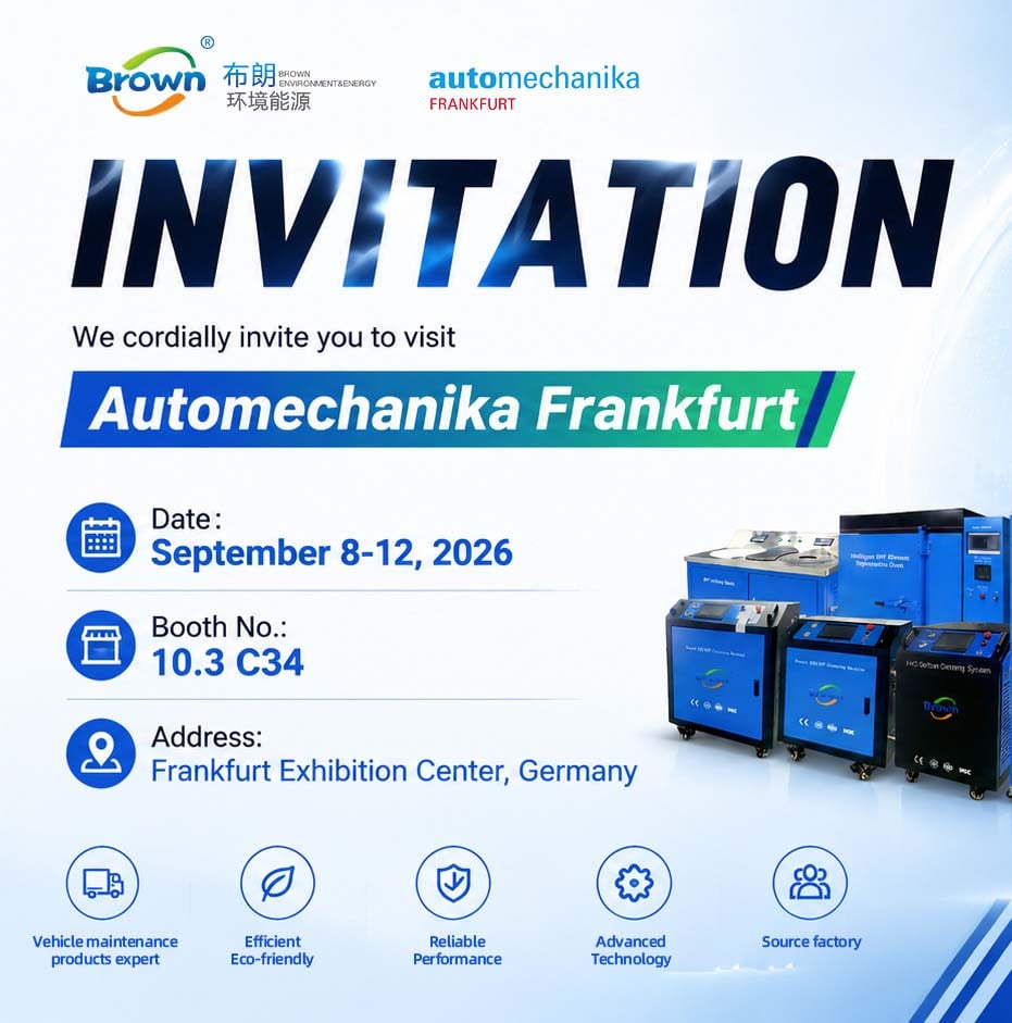 Wuhan Brown to Showcase Full Range of ISO-Certified Cleaning Solutions at Automechanika Frankfurt 2026