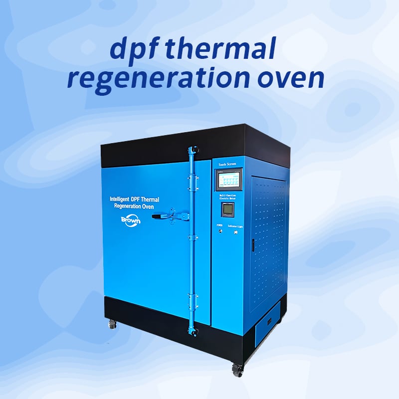 DPF thermal regeneration oven