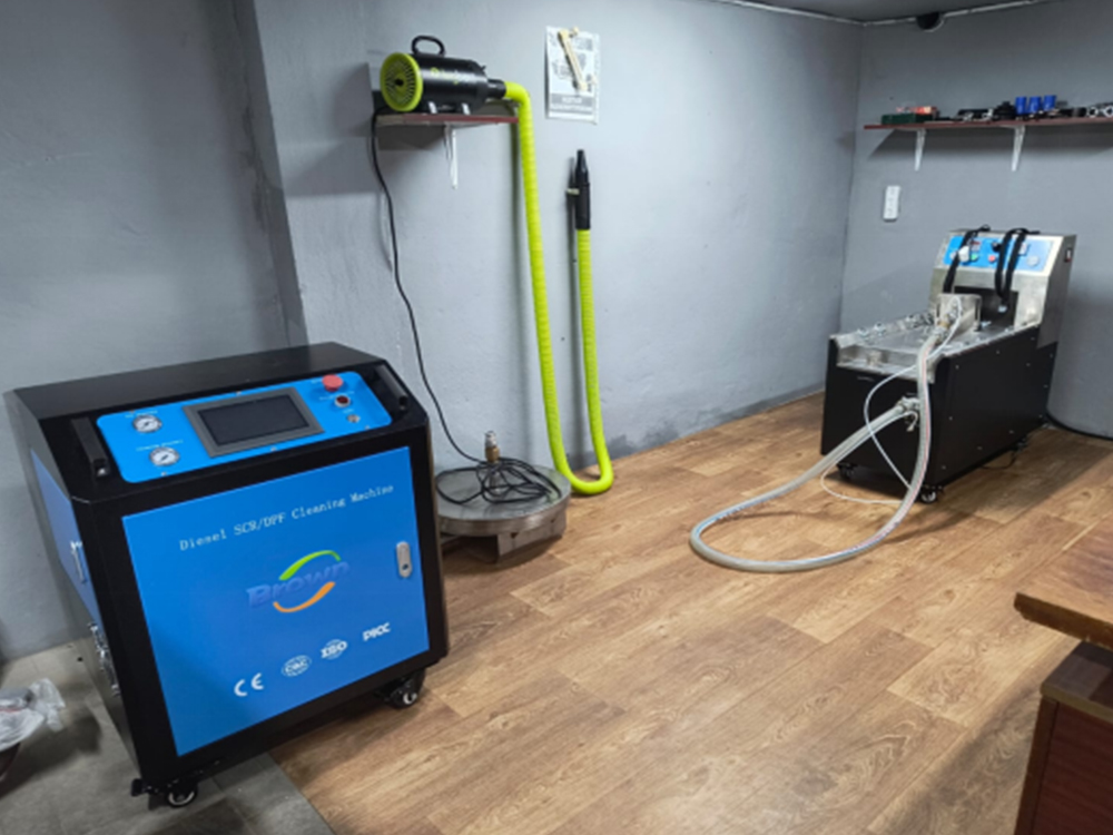Latest installations of our DPF cleaning machine