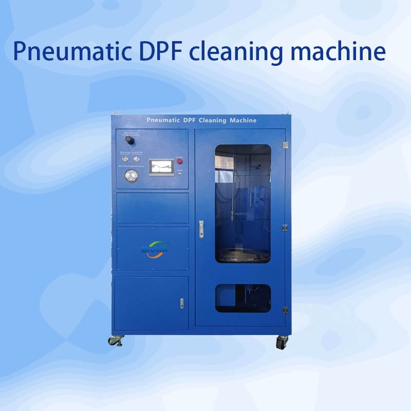 Pneumatic DPF cleaning machine