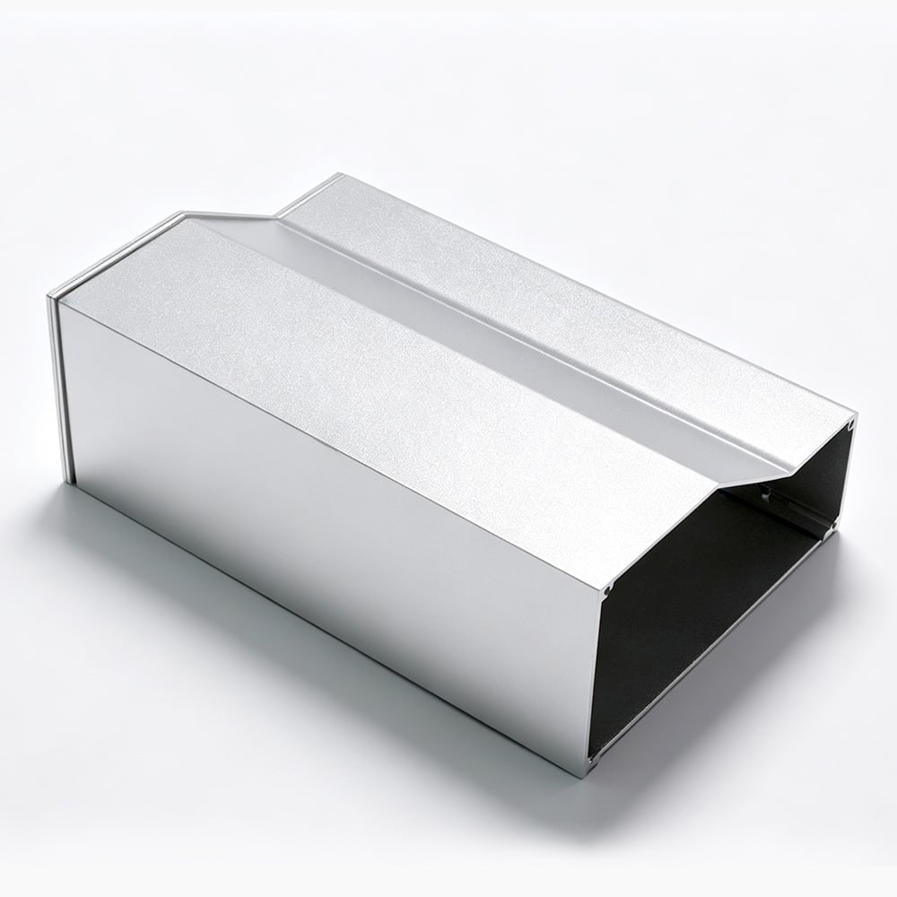 Maßgeschneiderte Aluminiumbox mit präziser CNC-Bohrung und stranggepresstem Gehäuse für medizinische elektronische Geräte, maßgeschneiderte Aluminiumbox