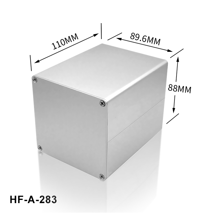 Metalen behuizing elektrische auto vermogensbehuizing op maat geanodiseerd aluminium extrusie elektronische omvormer elektronica behuizing