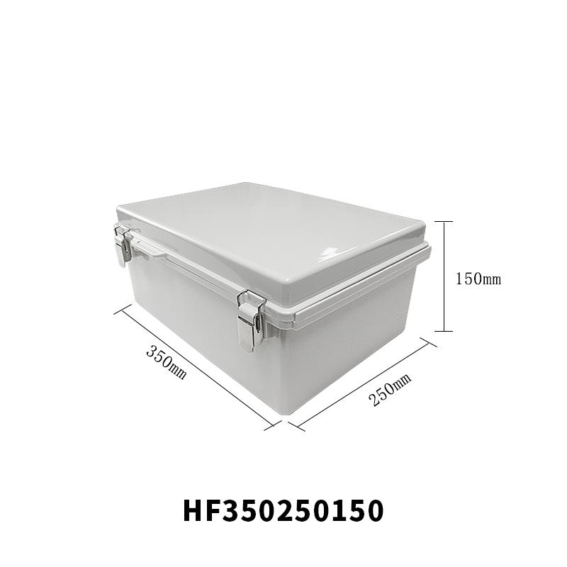 صندوق اتصالات من البلاستيك ABS مضاد للغبار والماء IP67 صندوق كهربائي غطاء مفصلي علبة مشاريع خارجية عالمية