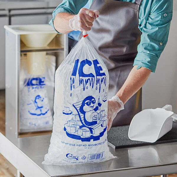 Custom Ice Plastic Bag – Factory Direct OEM details