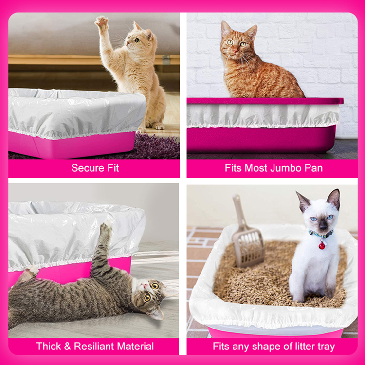 Custom Cat Litter Box Liners – OEM Factory Direct Drawstring supplier