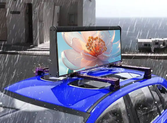Taxi Top LED Display: Mobile Advertising in the City