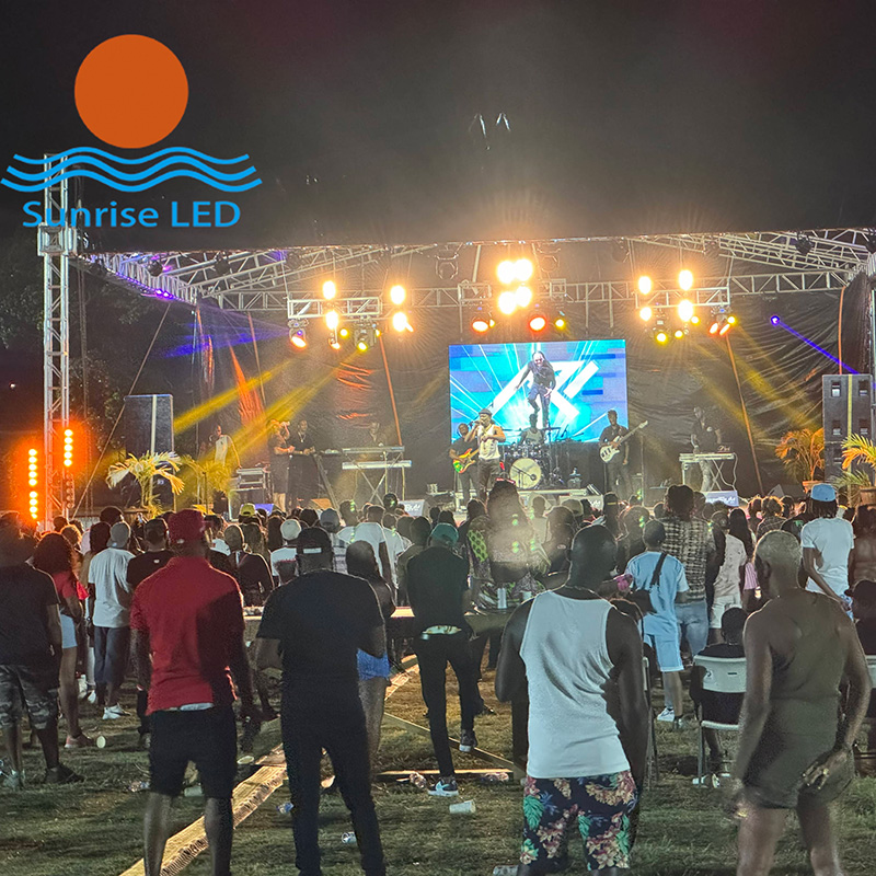 Sunrise's King series rental screens have stunning display effects