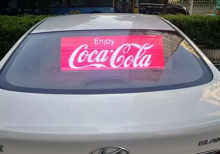 Car Window LED Display: Mobile Advertising on Wheels