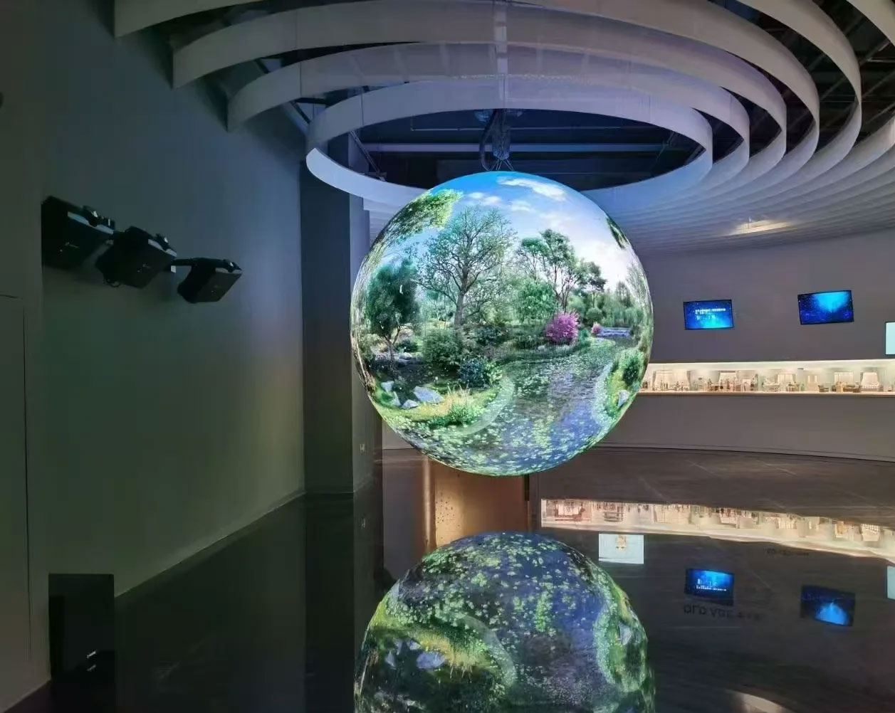 Creating Immersive Experiences with Spherical LED Displays