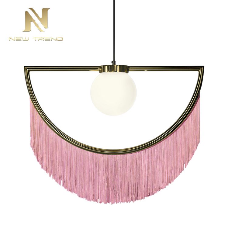 PKD801 Thiết kế hiện đại đèn chùm trang trí nội thất tassel Cưới hiện đại đèn treo led