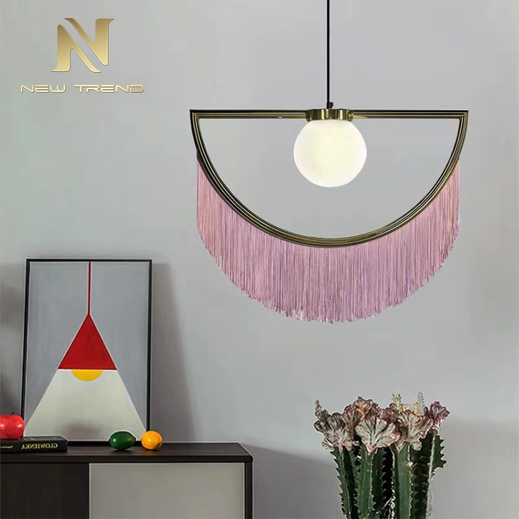 PKD801 Thiết kế hiện đại đèn chùm trang trí nội thất tassel Cưới hiện đại đèn treo led