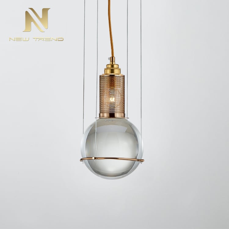 PMU8679 Chất lượng chuyên nghiệp trang trí nội thất hiện đại bóng tinh thể pha lê đèn chùm led treo trần