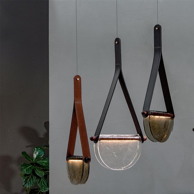 P5422 Bài viết hậu hiện đại đơn giản phòng khách phòng ăn phòng ngủ Đèn chùm thủy tinh