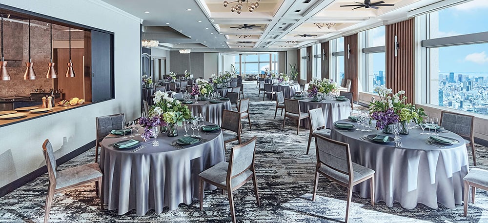 Copper chandelier in the banquet hall.jpg