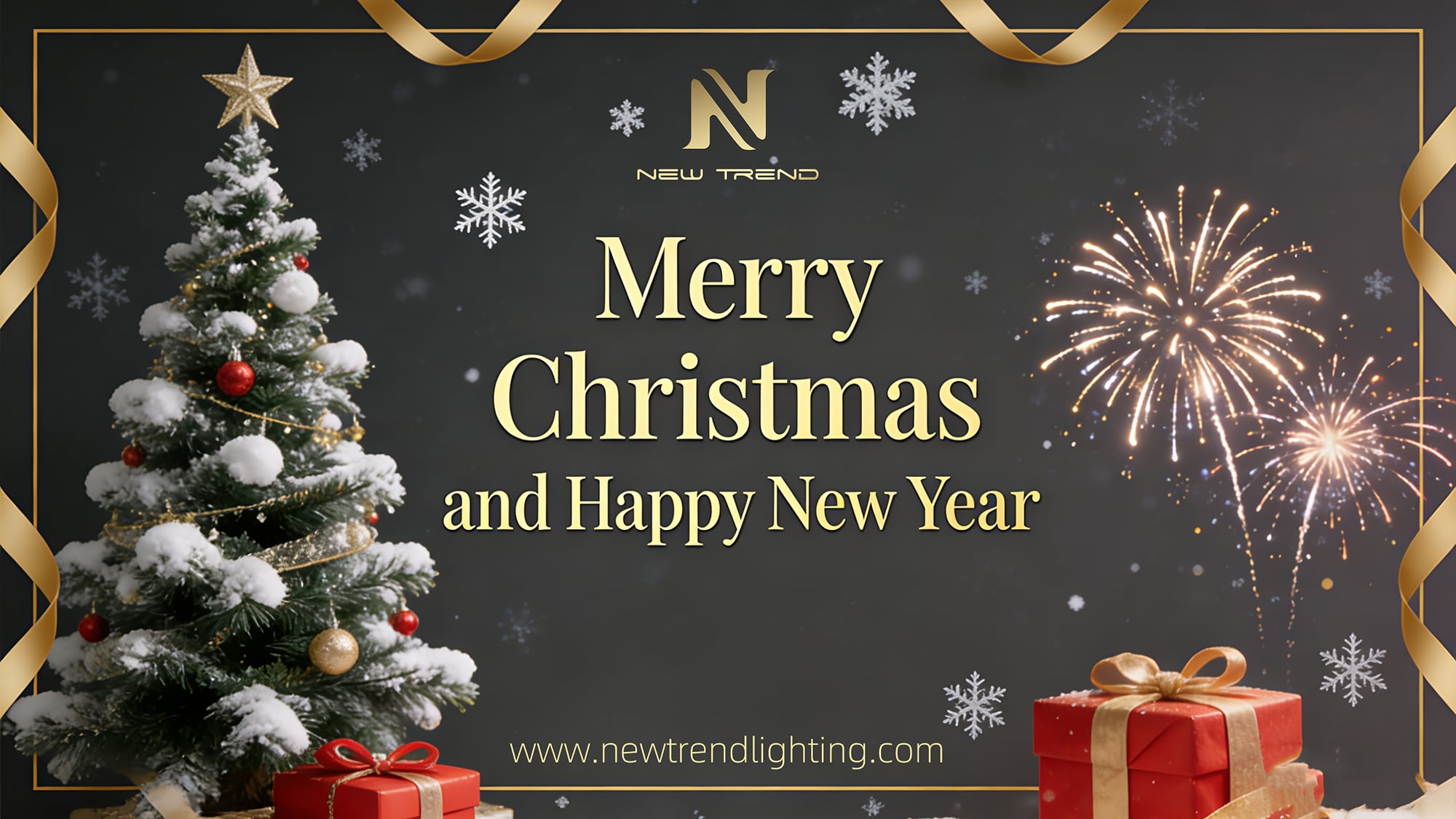 Cálidas felicitaciones navideñas de Zhongshan LC Lighting Co., Ltd.