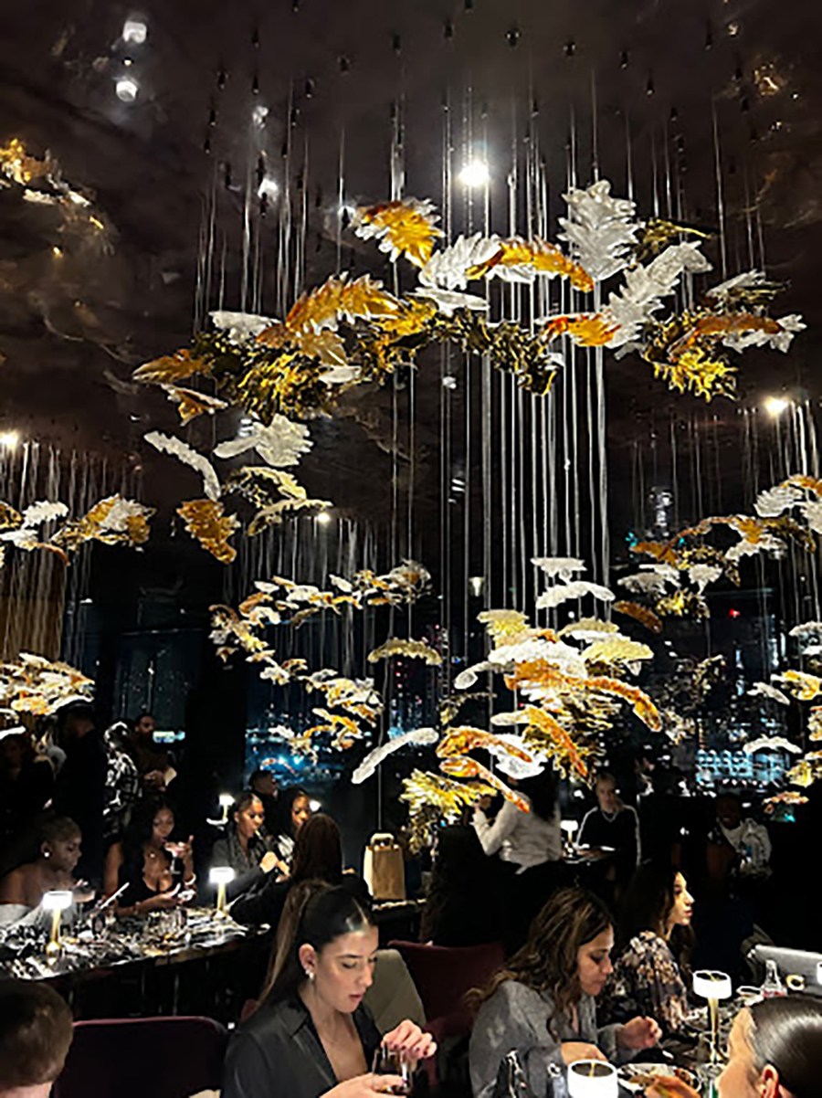 Glass leaf dining room chandelier (5).jpg