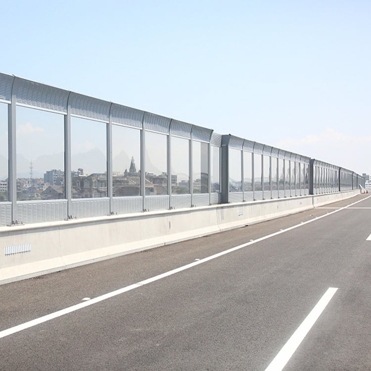 Modern Outdoor Highway Soundproof Wall Construction Noise Barrier High Acoustic Performance Stylish Acrylic Sound Barrier Sheet