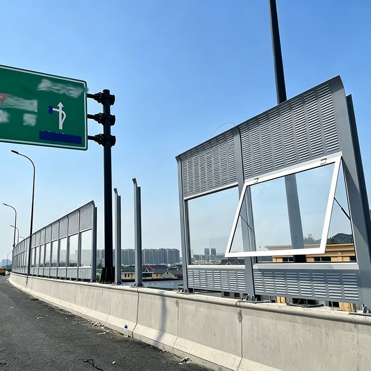 Acoustic Fence Noise Barrier/ Noise Absorbing Fence / Acoustic Noise Panels