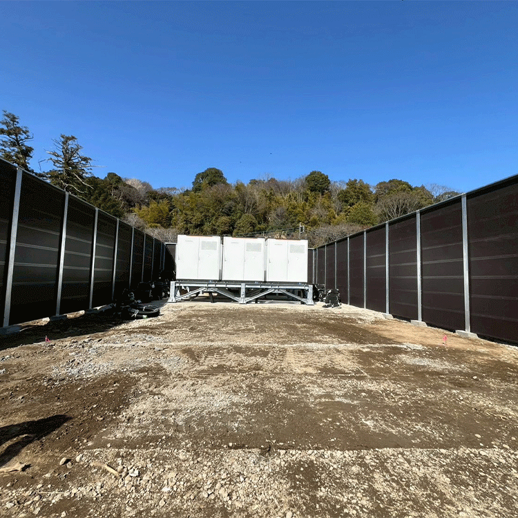 Solar Energy Storage Station Sound Barrier