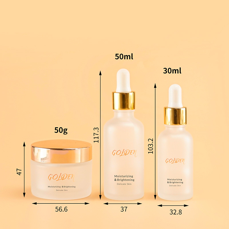 30ml 50ml Oil Dropper Glass Bottle/50g Cream Jar manufacture