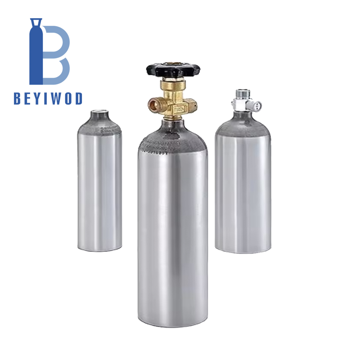 1800psi Висок налягане 2L алуминиеви метални CO2 бутилки за аквариумни водни растения и хидропоника