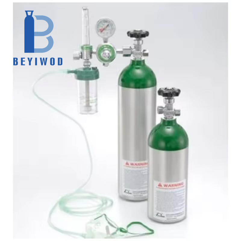 Cilindri portatili personalizzati ad alta pressione MD ME in ossigeno, bombola in materiale composito portatile per gas medicale