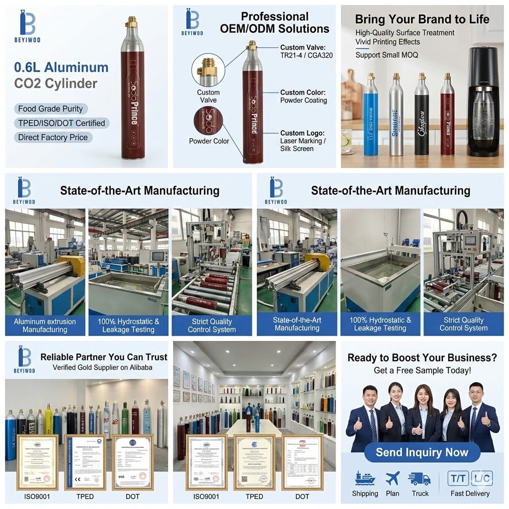 How CO2 60L Cartridges Enhance Beverage Quality and Freshness