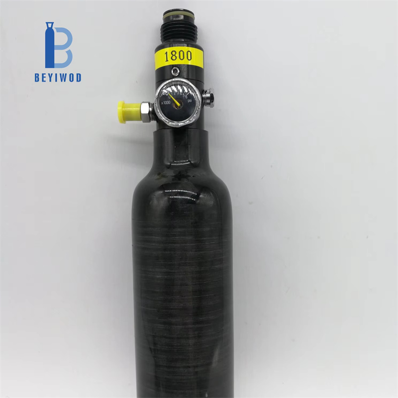 BEYIWOD/OEM nádrž na paintball – ľahká hliníková nádrž na stlačený vzduch vysokého tlaku – 48 ci/4500 psi