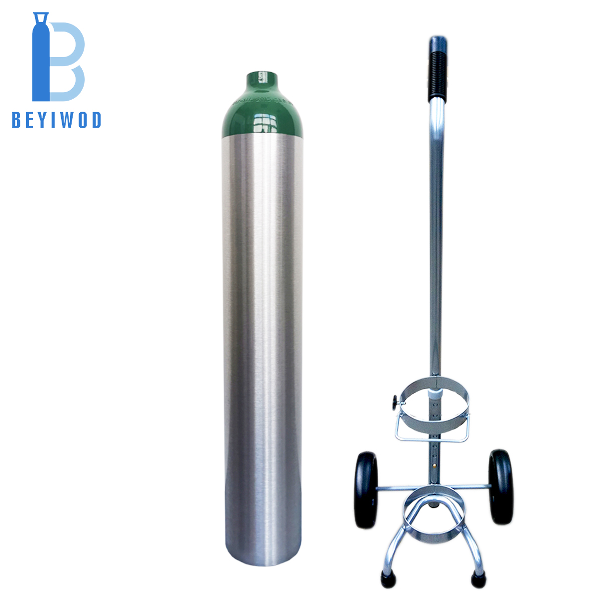 U.S.A. Standard DOT approvato Medical Type E 679 litri 24cuft 10,2lbs cilindro di ossigeno in alluminio con CGA870 CGA540 valvola