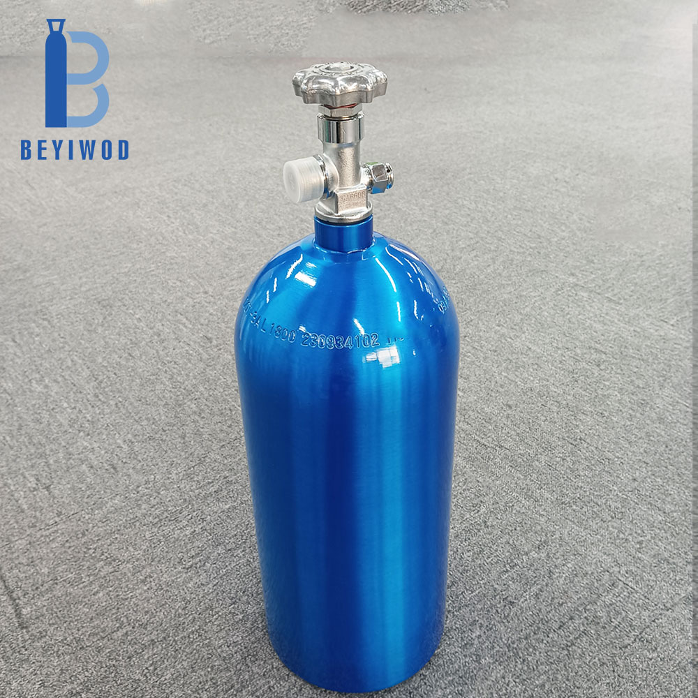 Bottone di gas nitroso di riempimento di alluminio 10LB ricaricabile per la parte di gara
