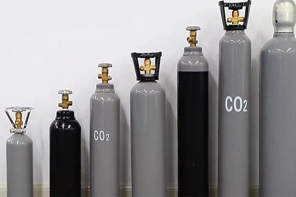 Cilindro di gas conforme agli standard UE