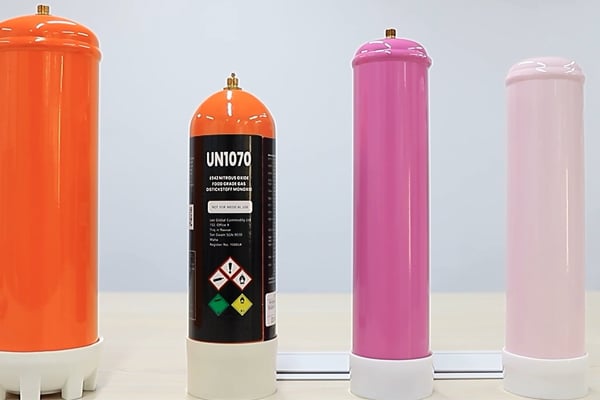 Disposabile 0,95L 1L 2,2L 3,3L Cilindro a gas N2O
