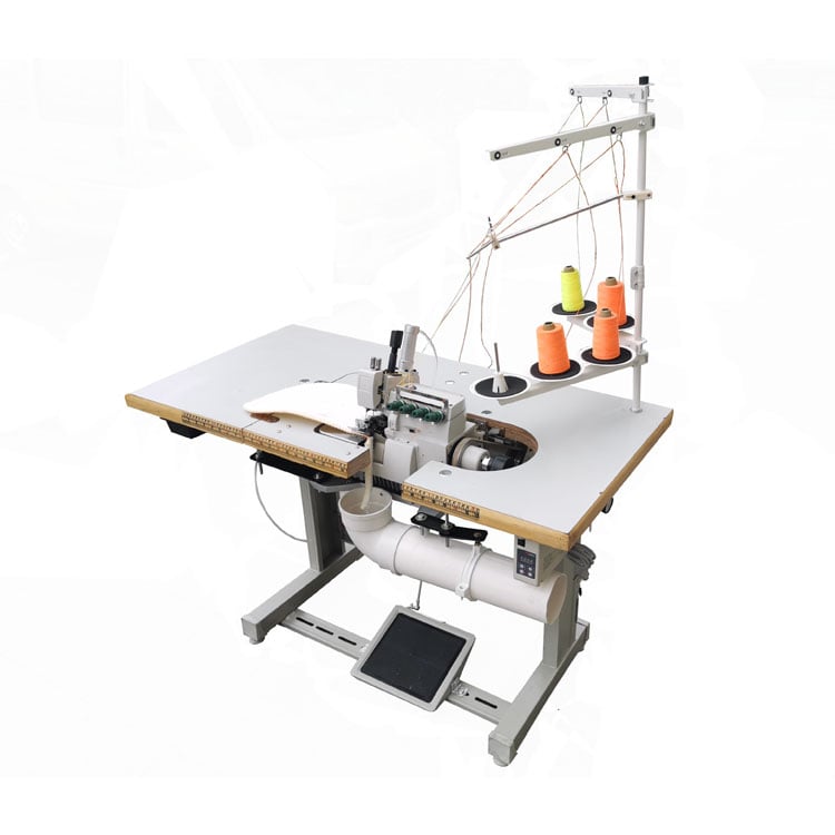 Máy gập viền cạnh bên đệm / Máy khâu kín mép vải đệm