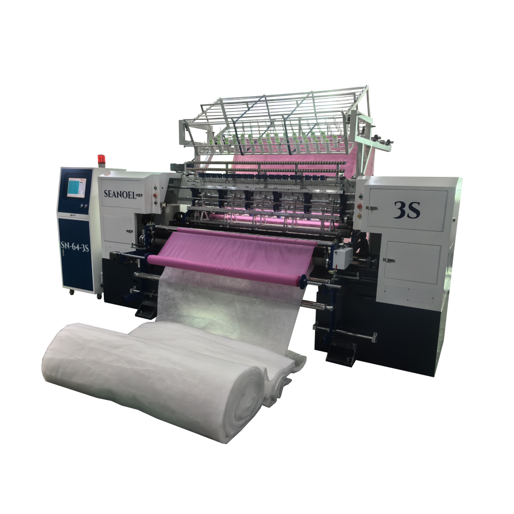 machine à quilting à navette domestique pour textiles d’intérieur, à plusieurs aiguilles et point verrouillé, 64 po