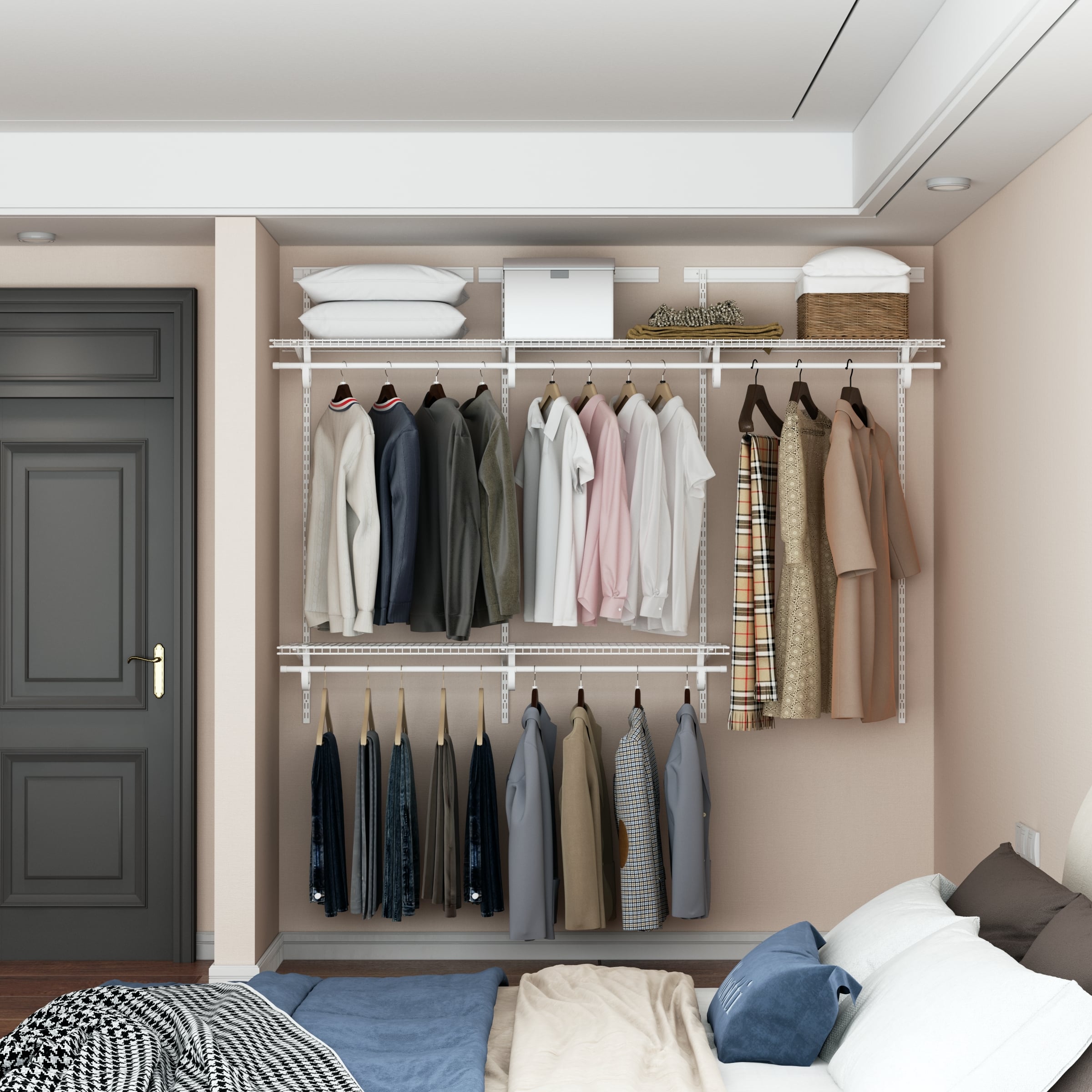Walang kapantay na Kalidad at Kakaibang Kakayahang Gamitin sa mga Pasadyang Organizer ng Closet