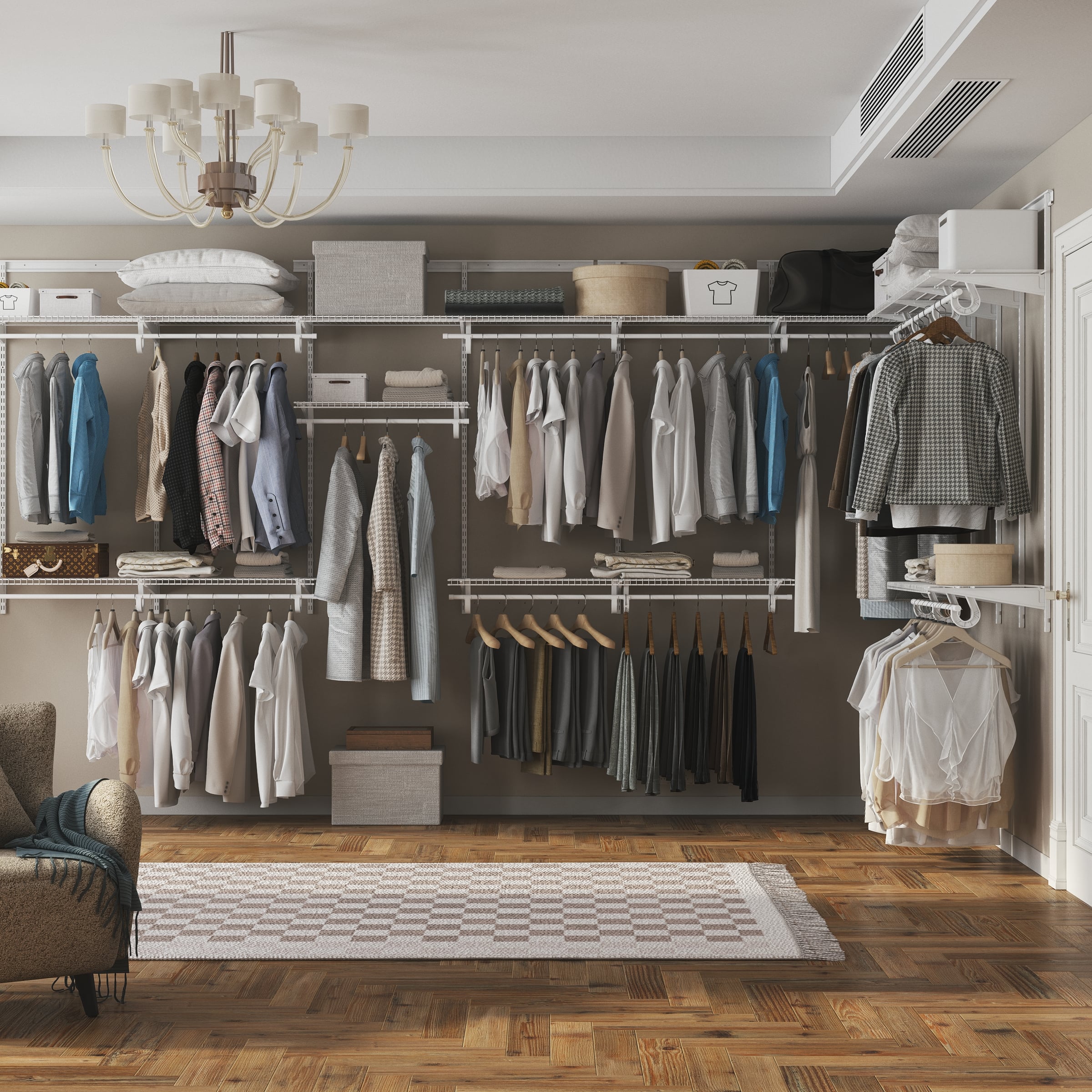 Qualité inégalée dans les solutions d'étagères pour dressing sur mesure