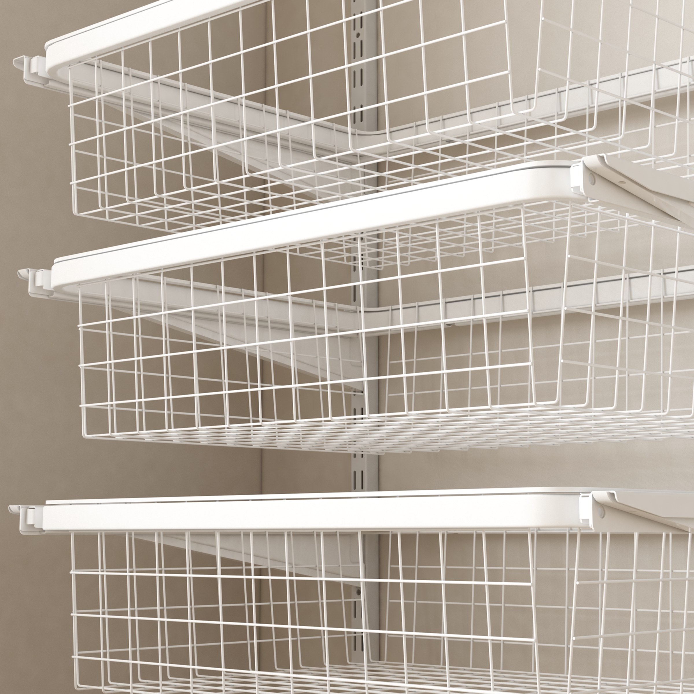 Metal Wire Basket for Shelf Closet Organizer Storage Wardrobe