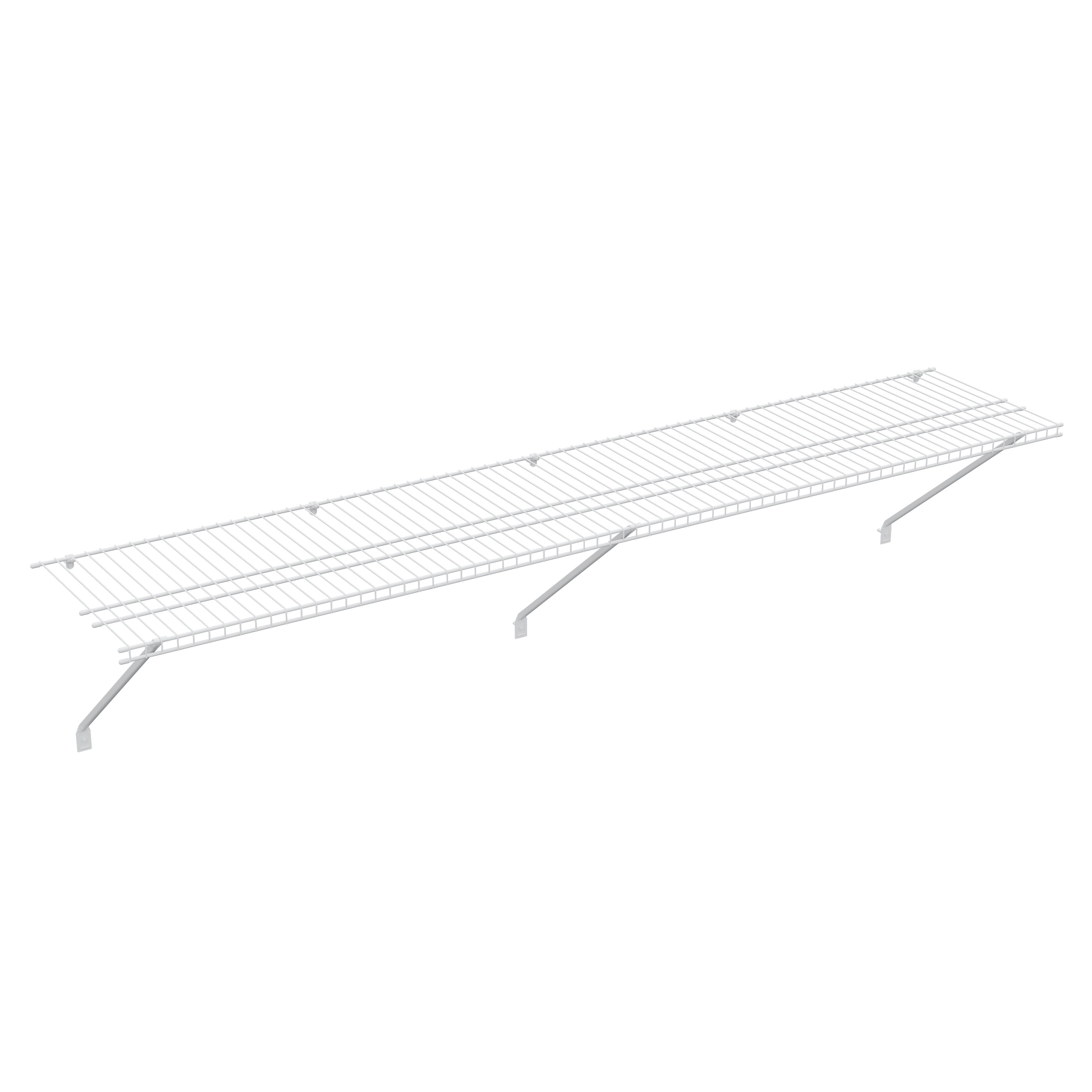 CLOSETART FA616 Metal Wire Shelf Walkin Closet Systems Storage Wardrobe Organizer 6'