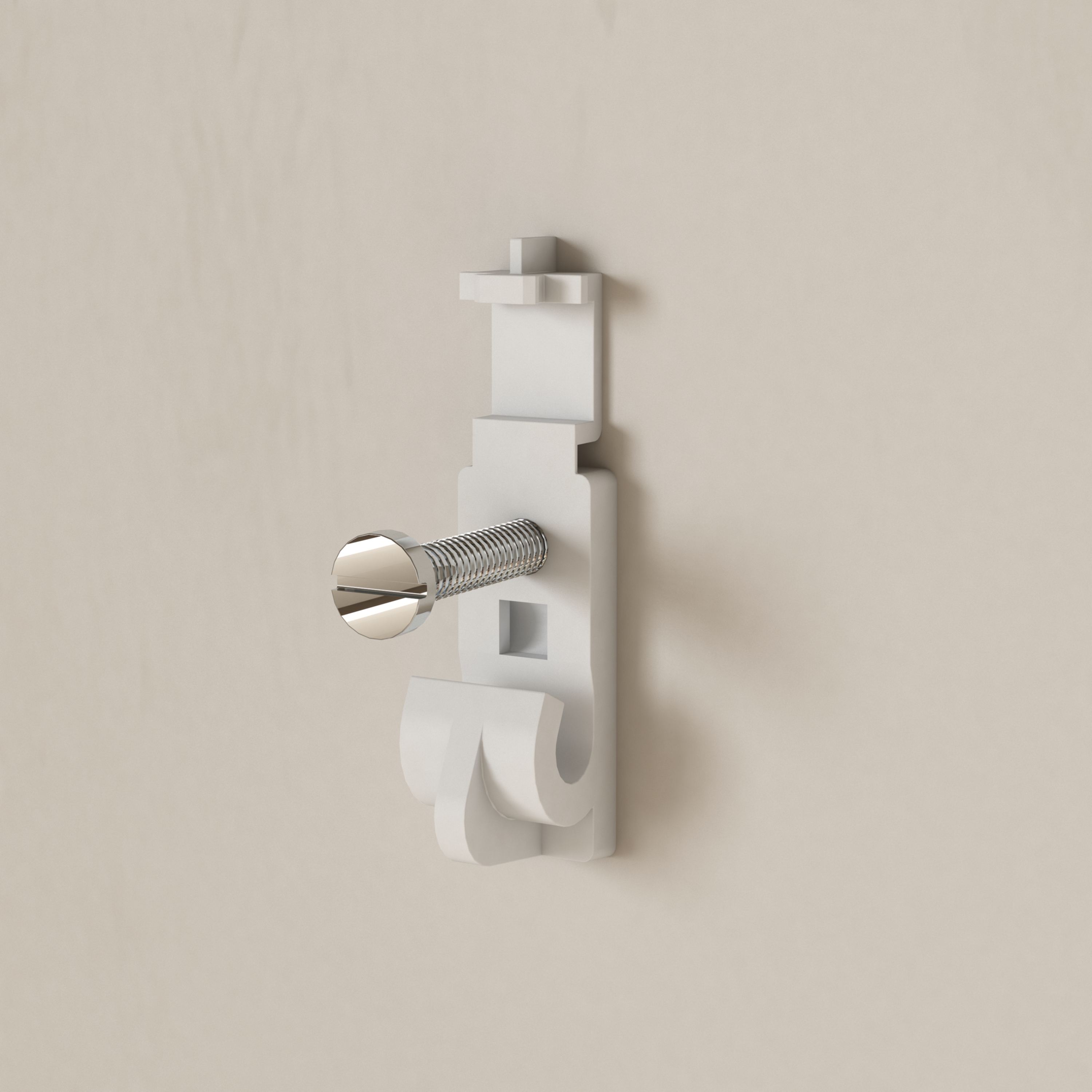Back Wall Clip with Metal Pin For for Walk in Closet Systems Metal Wire Shelf Closet Organizer Storage Wardrobe