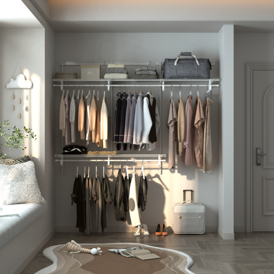 Elevate Your Space: The Smart Choice of Wire Closet Shelving for a Clutter-Free Home
