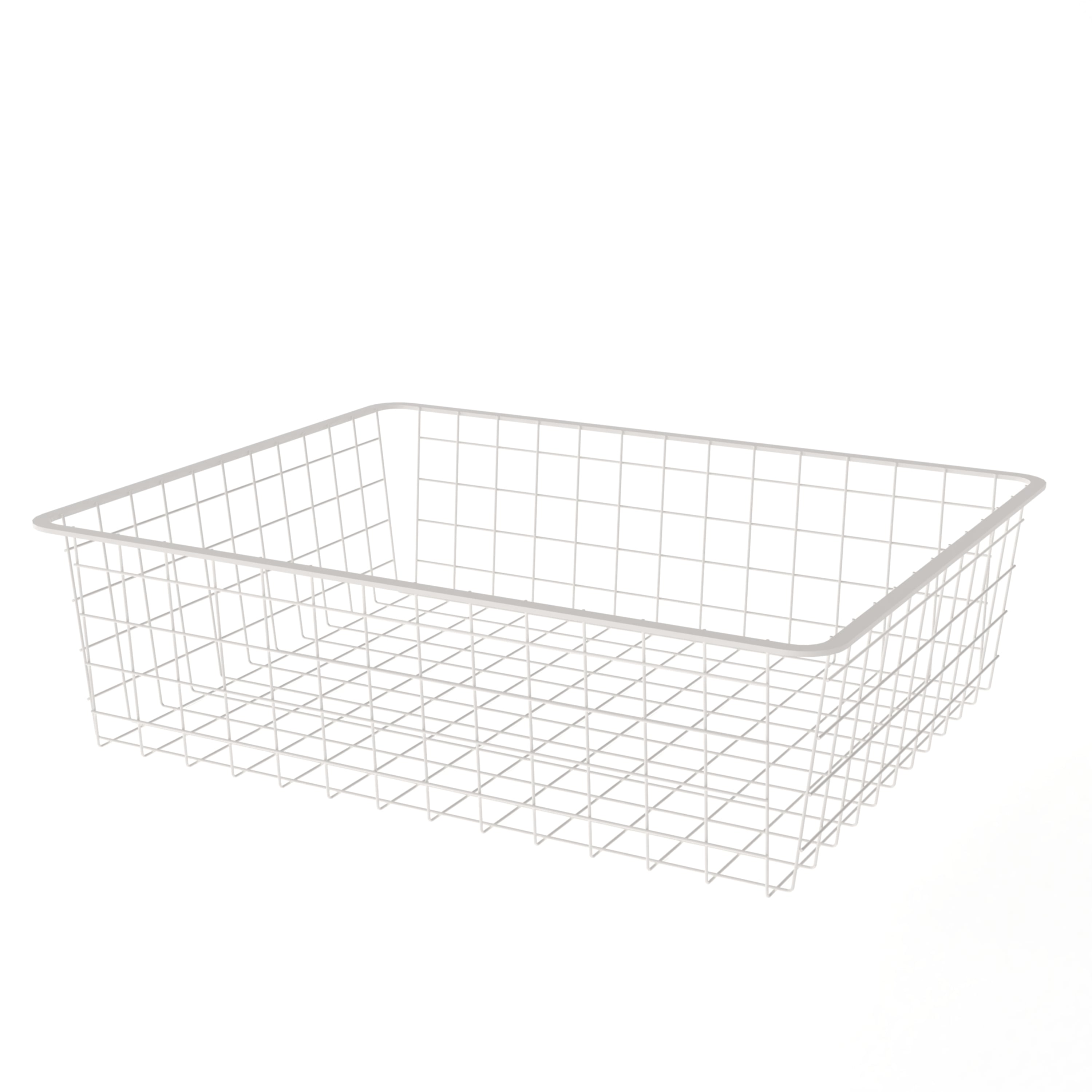 Metal Wire Basket for Shelf Closet Organizer Storage Wardrobe