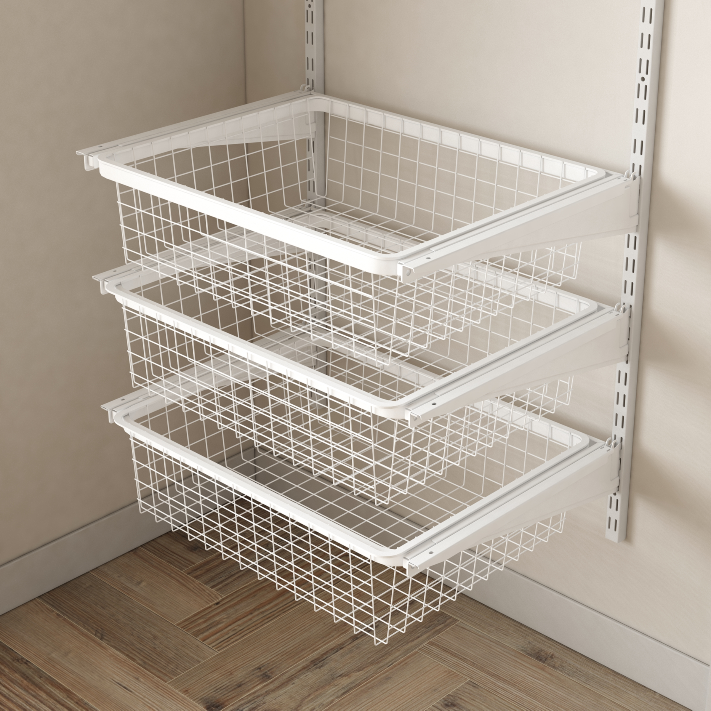 Wire Basket – Breathable Storage for Gym & Linens