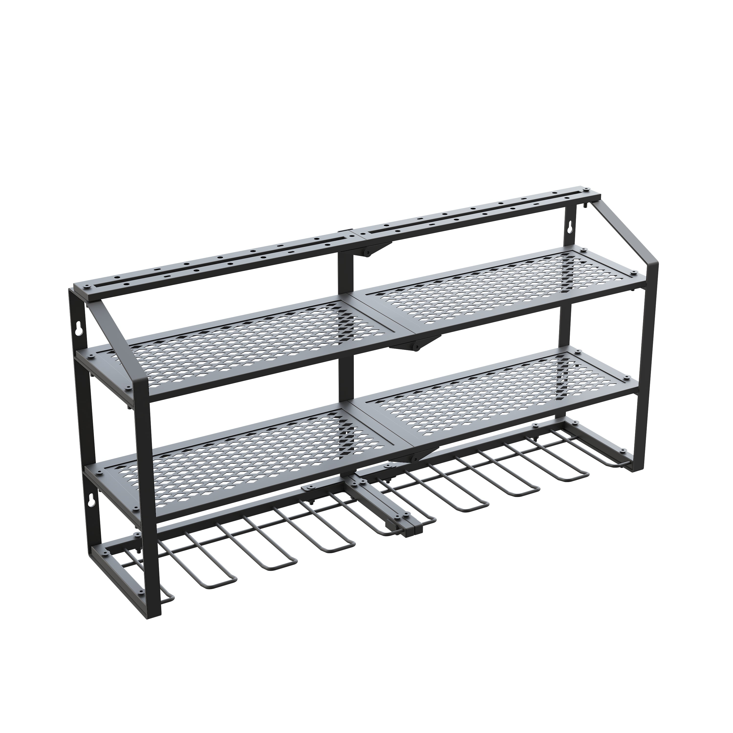 Durable Iron Tool Storage Rack for Organizor Soulution