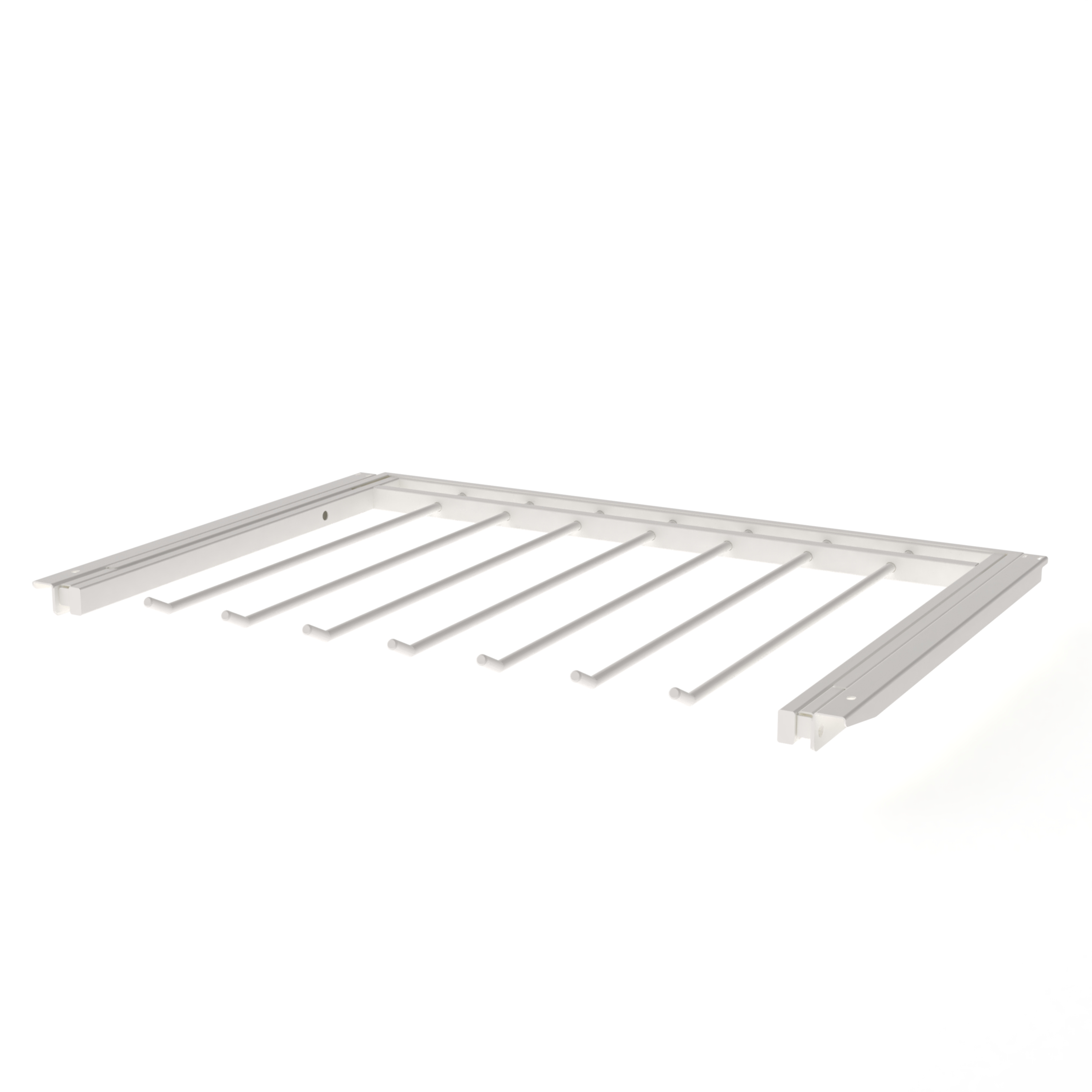 Metal Pants Rack Shelf Closet Organizer Storage Wardrobe