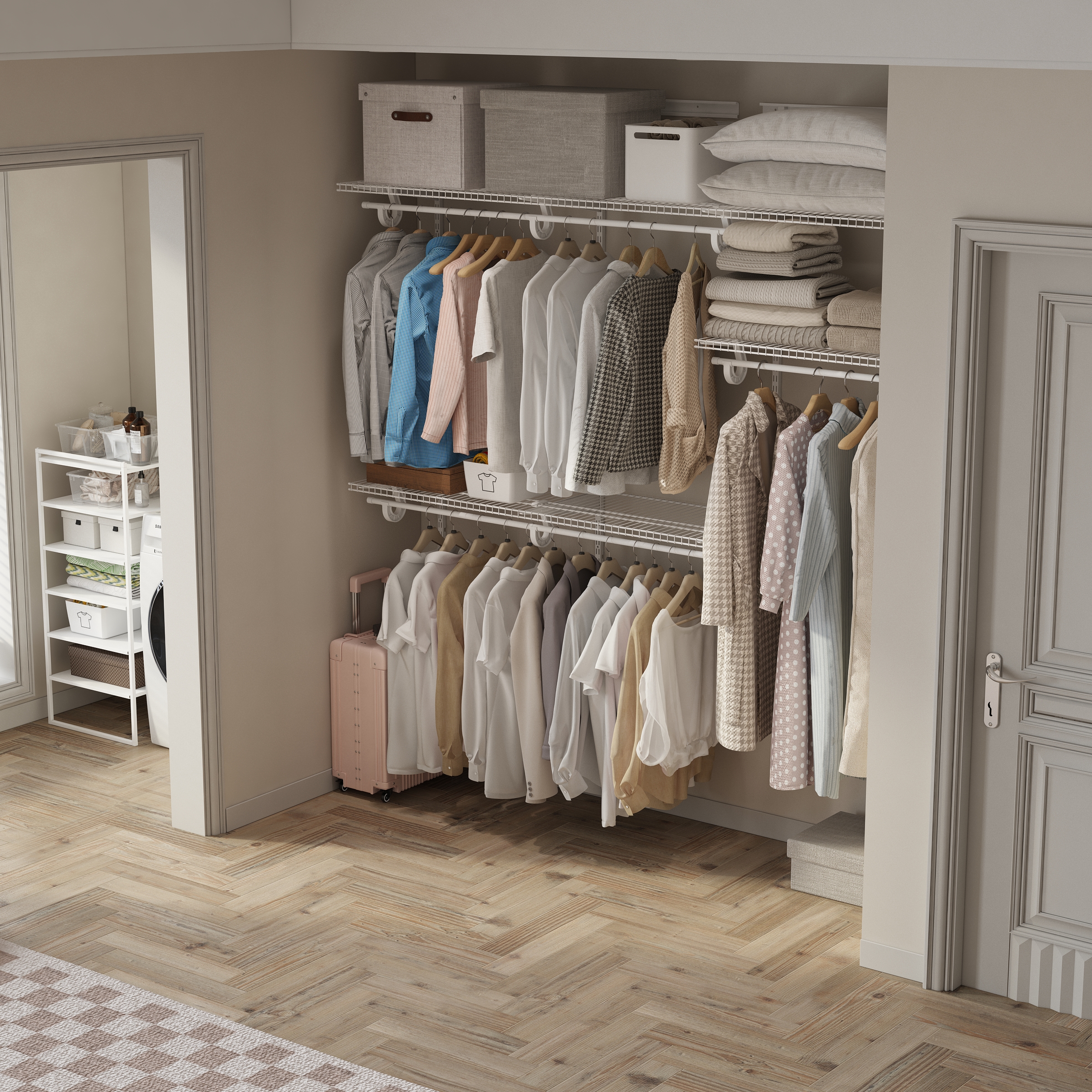 Hindi Katumbas na Kalidad at Karamihan sa mga Gamit sa mga Sistema ng Wire Shelving para sa Closet