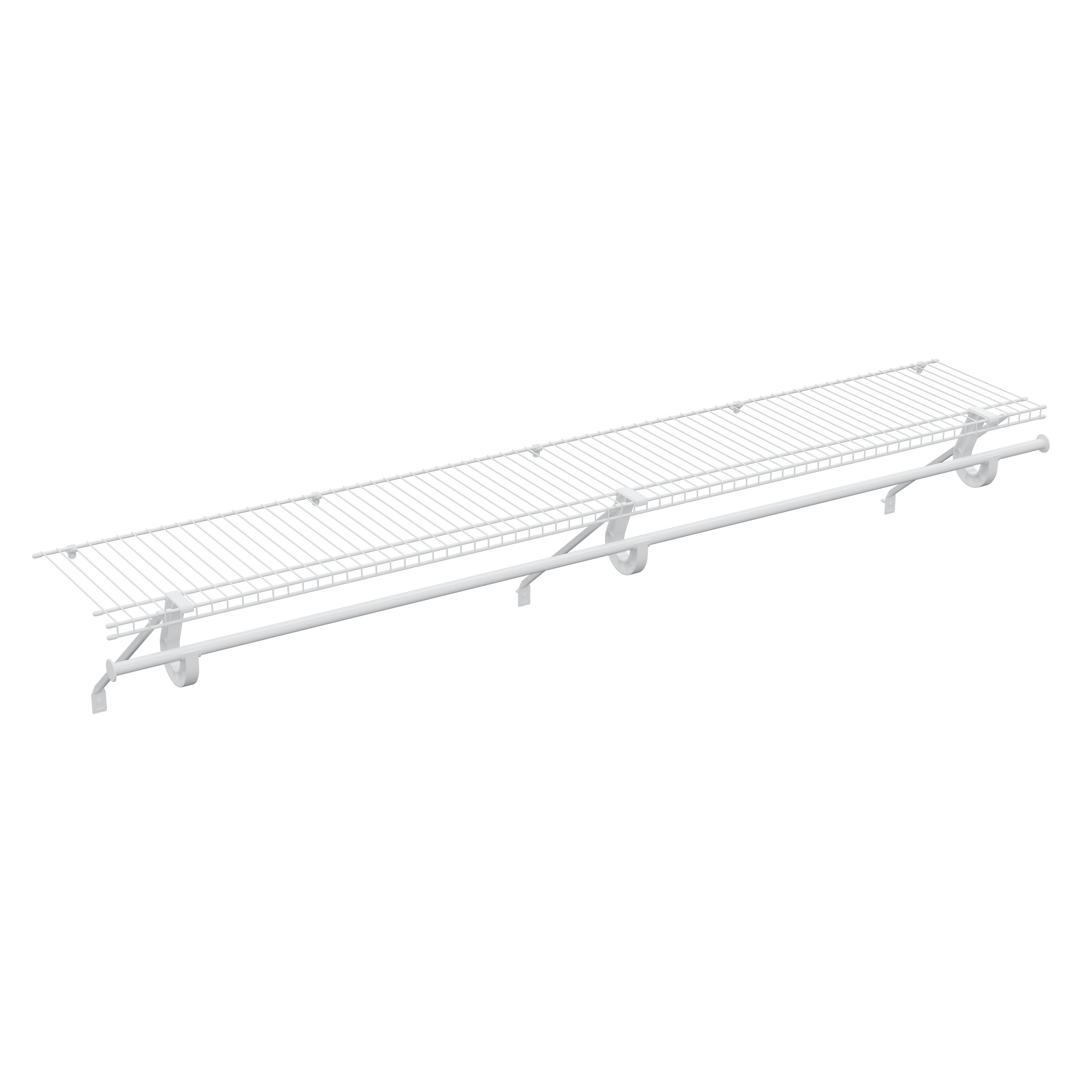CLOSETART FA612R Metal Wire Shelf Walkin Closet Systems Storage Wardrobe Organizer 6'