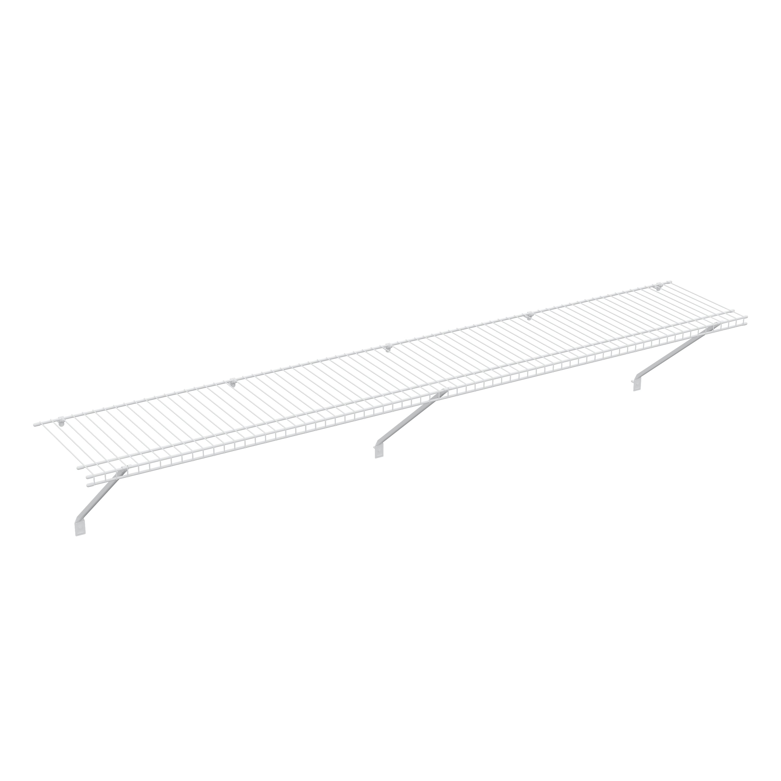 CLOSETART FA612 Metal Wire Shelf Walkin Closet Systems Storage Wardrobe Organizer 6'